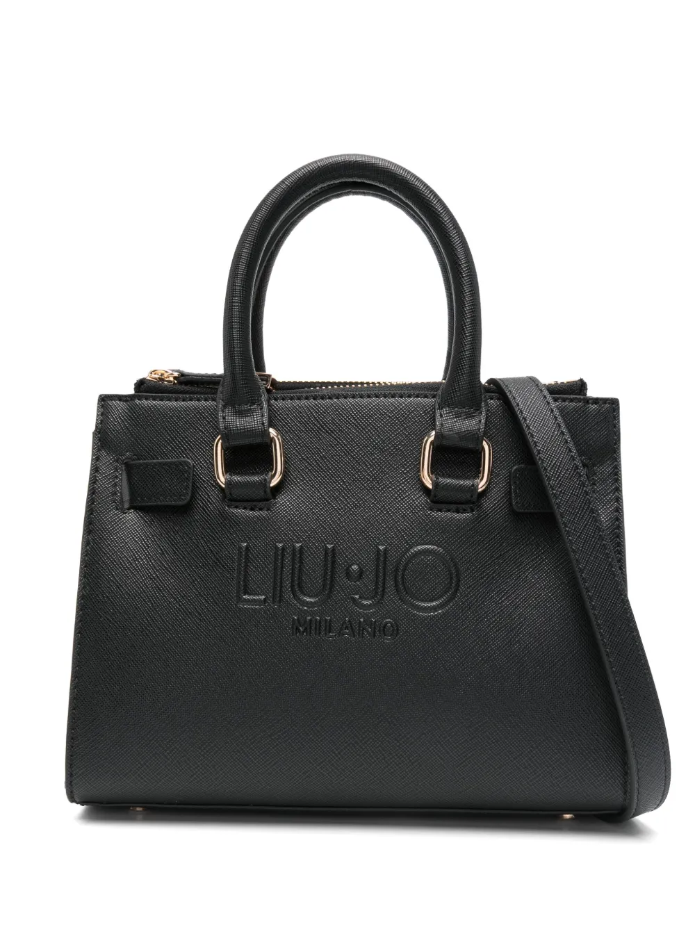 LIU JO tote con logo en relieve | negro | Image 1