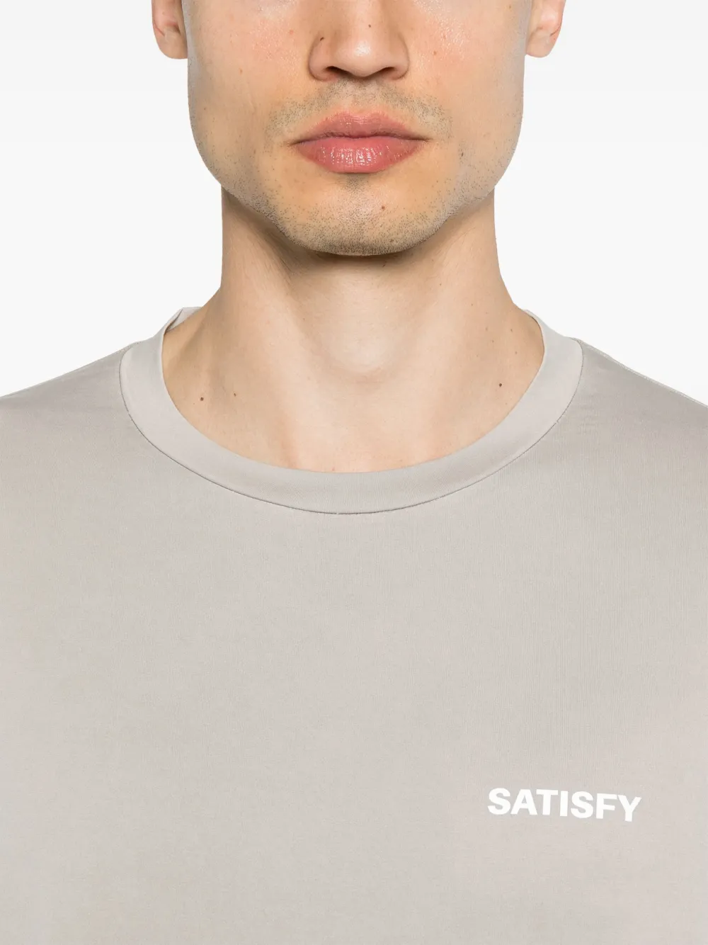 Satisfy T-shirt met lange mouwen Grijs