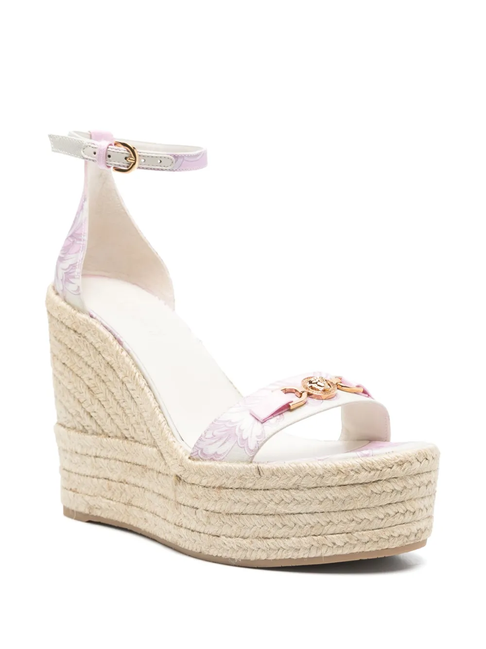 Versace 120mm Barocco Medusa '95 espadrilles - Roze