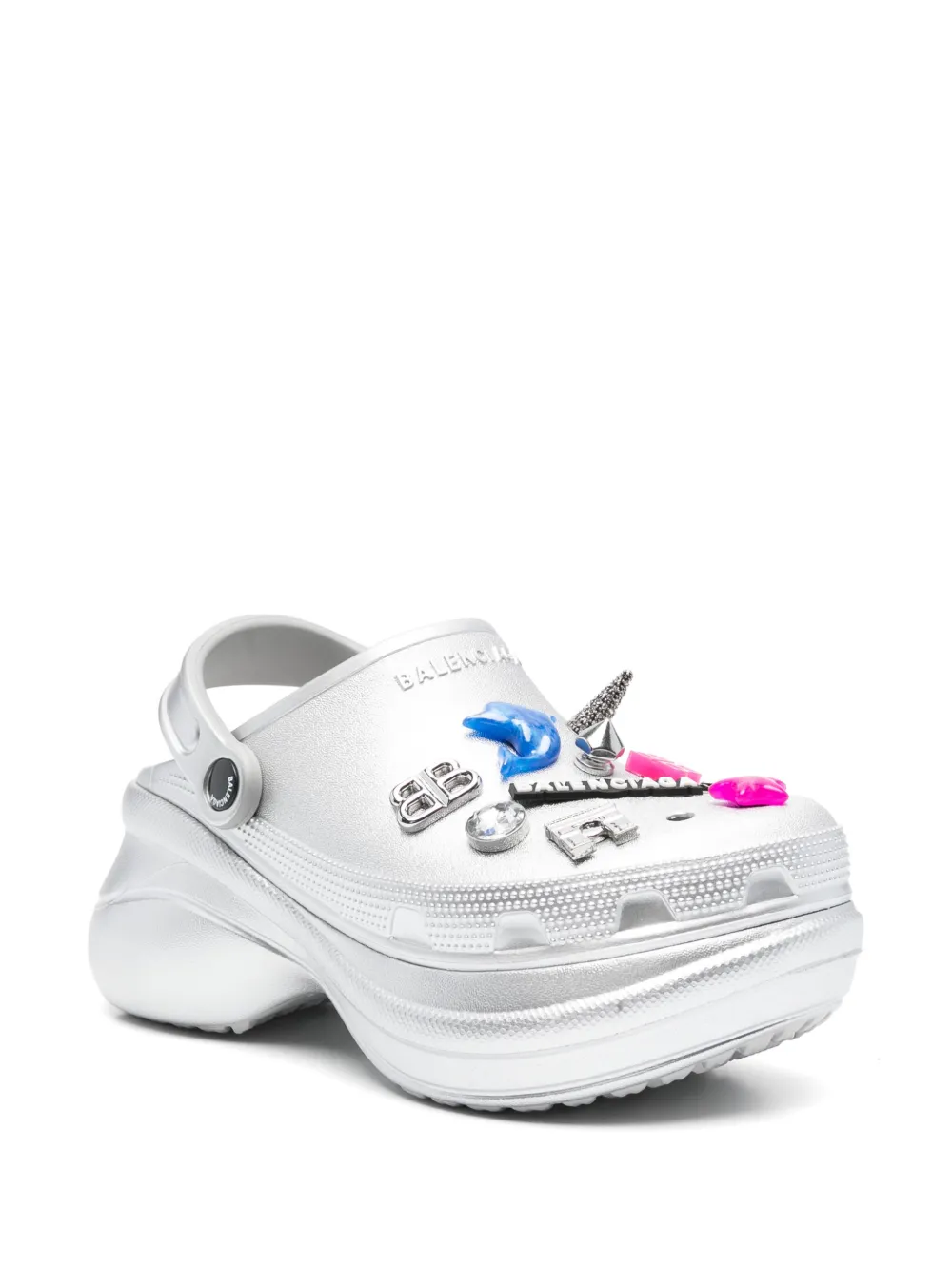 Balenciaga Rocs muiltjes Zilver