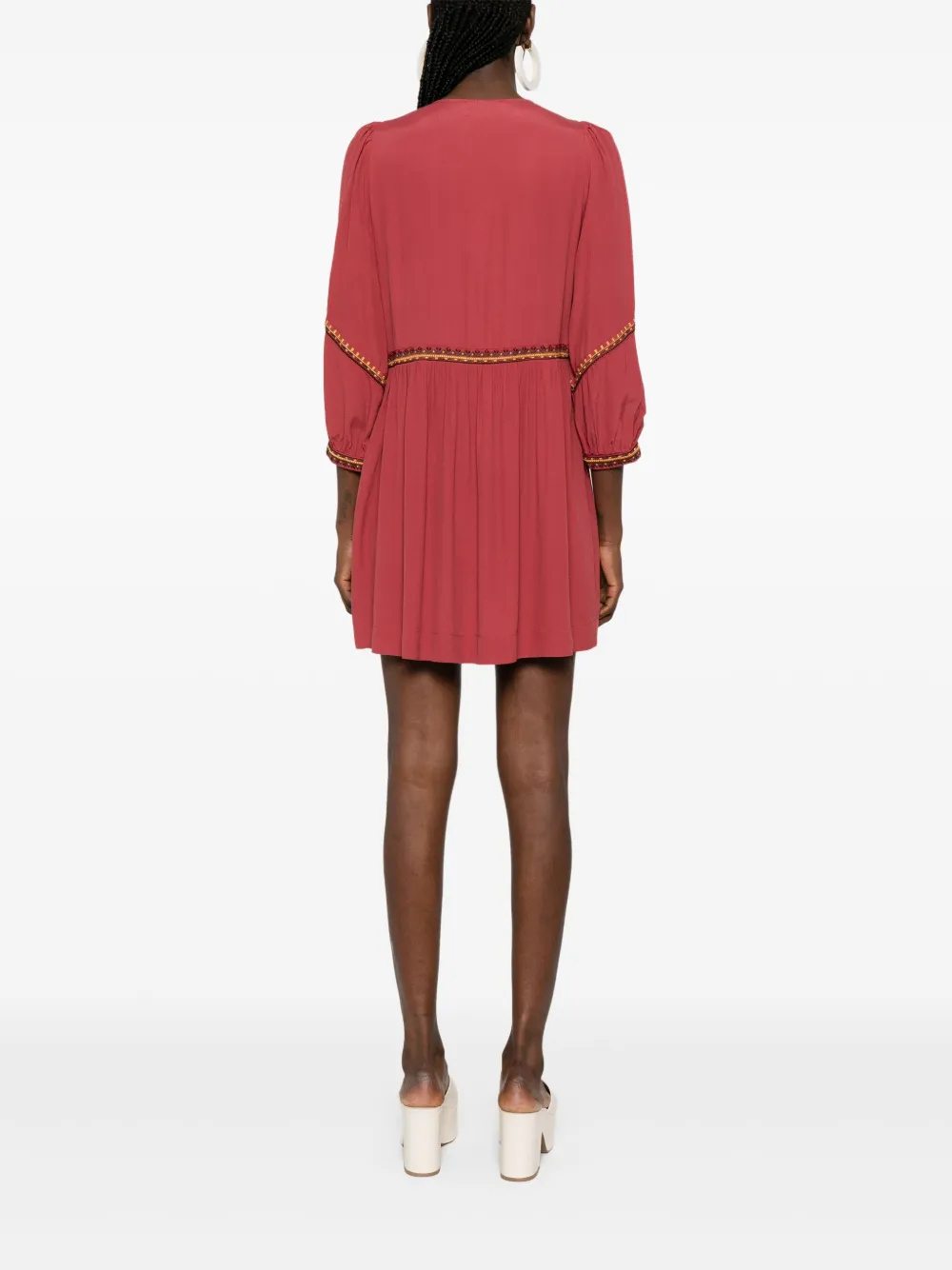 Ba&Sh Tulsie mini-jurk Rood