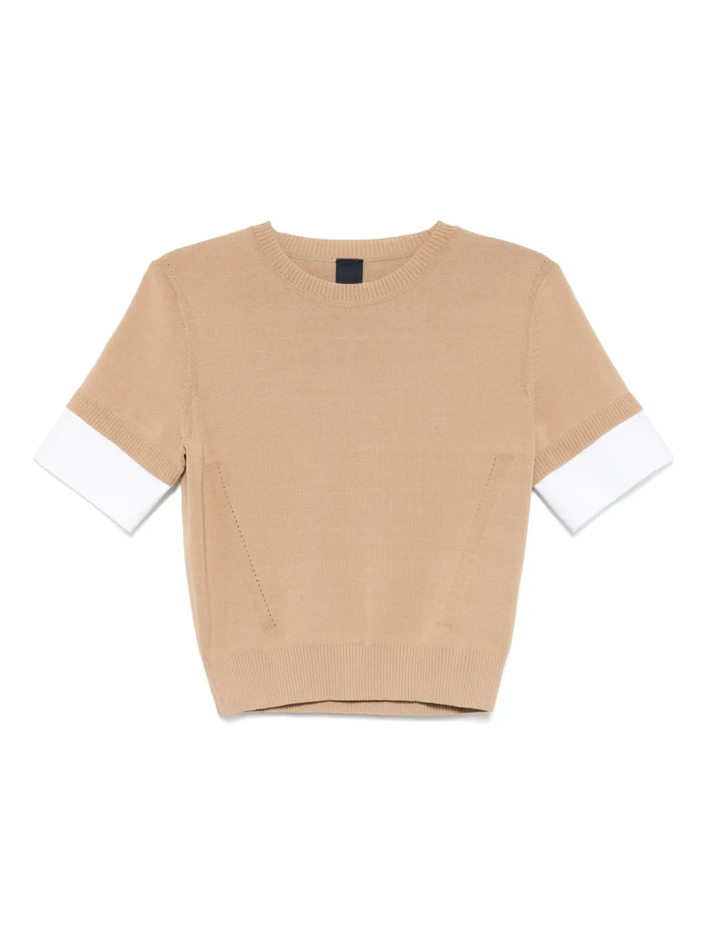 Juun.J T-shirt met korte mouwen en patch Bruin