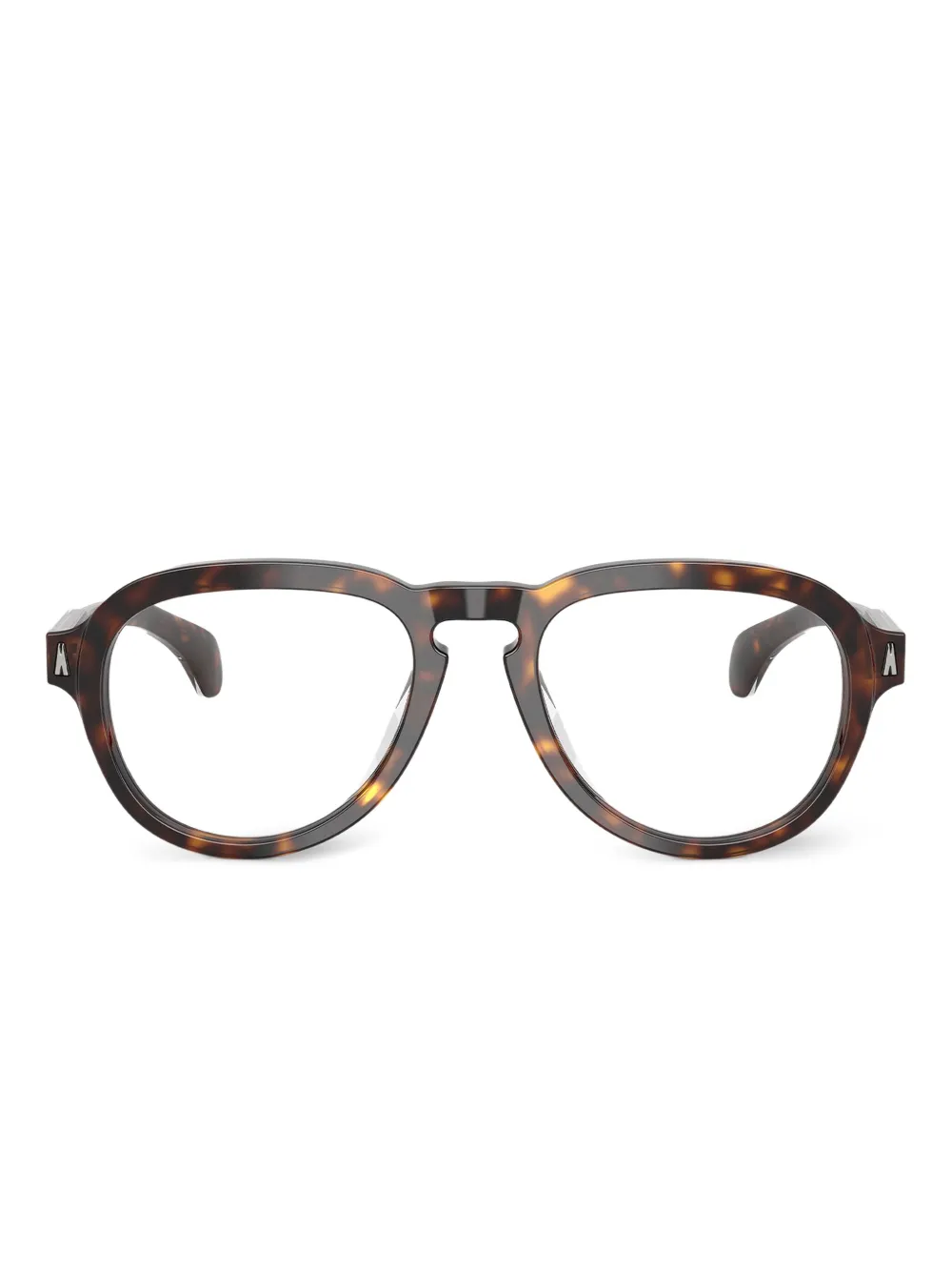 Moncler Eyewear tortoiseshell round-frames glasses Bruin