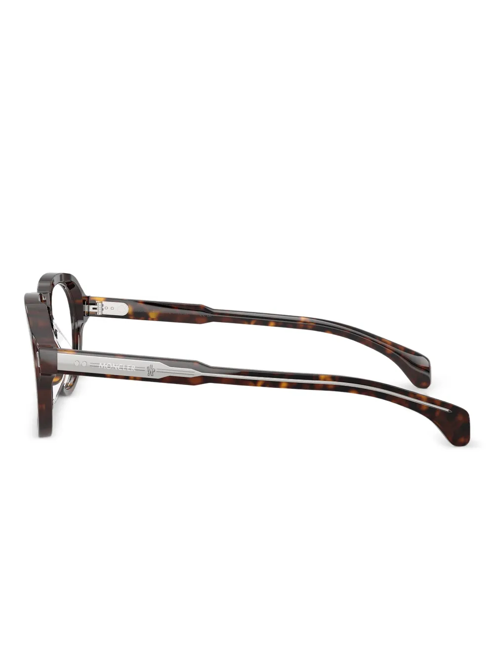 Moncler Eyewear tortoiseshell round-frames glasses Bruin