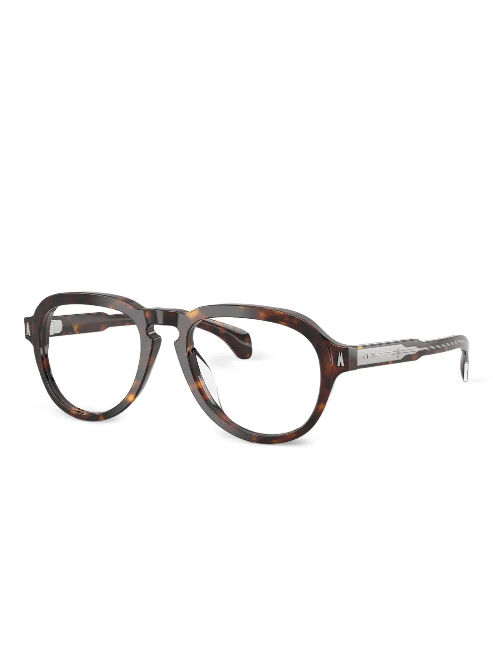 Moncler Eyewear tortoiseshell round-frames glasses Bruin