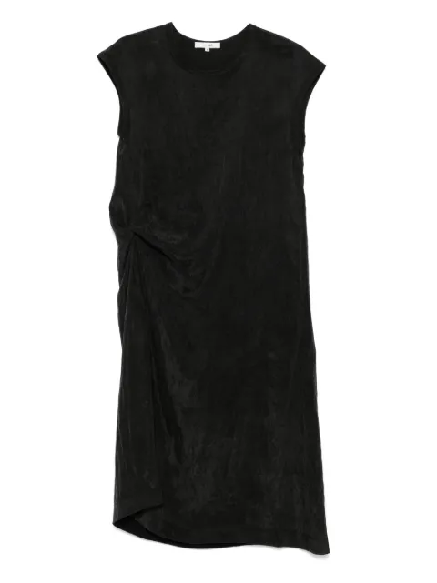 COLOUR 5 POWER crinkled-finish midi dress