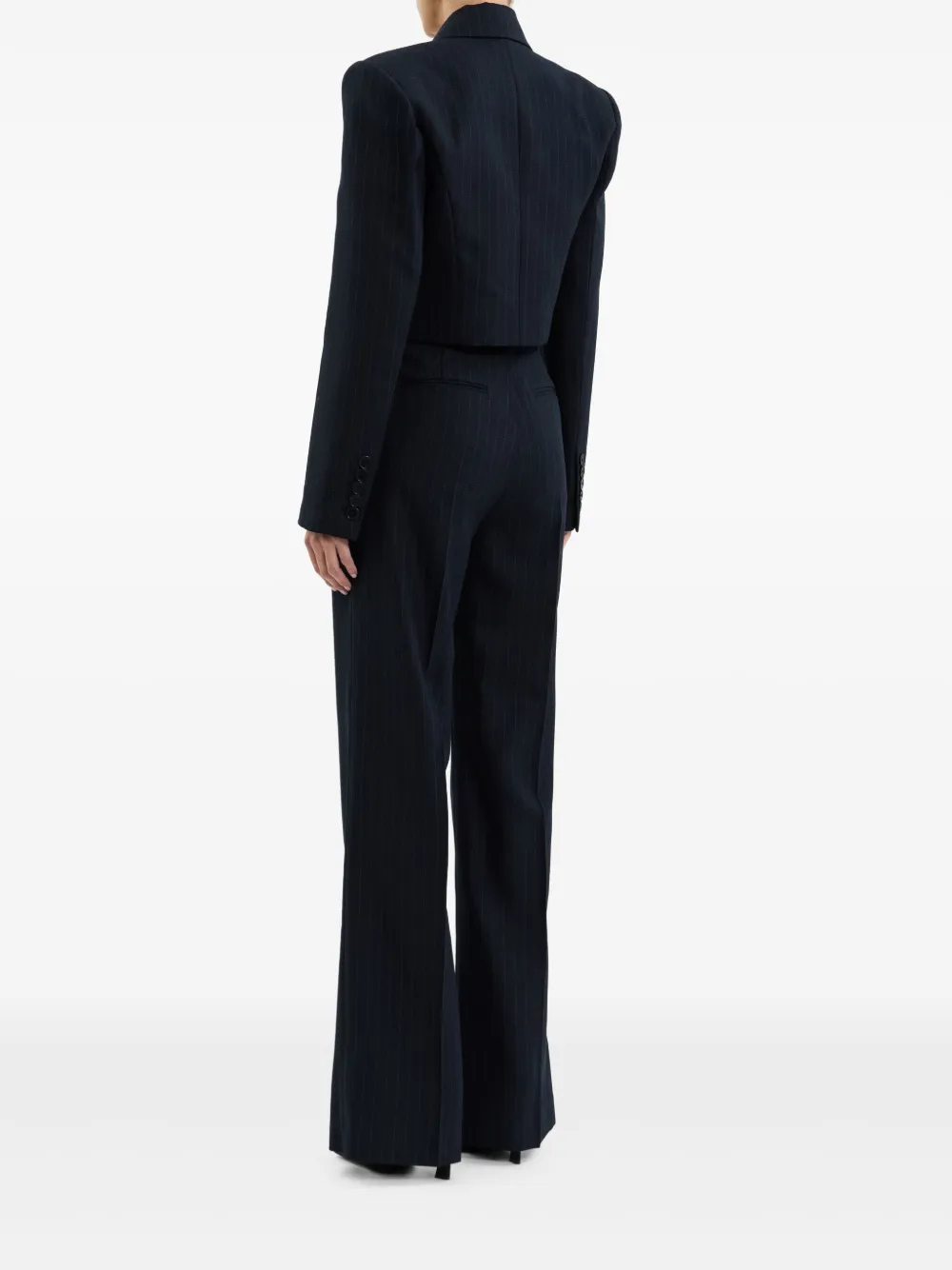 Rebecca Vallance Maxwell cropped blazer Blauw