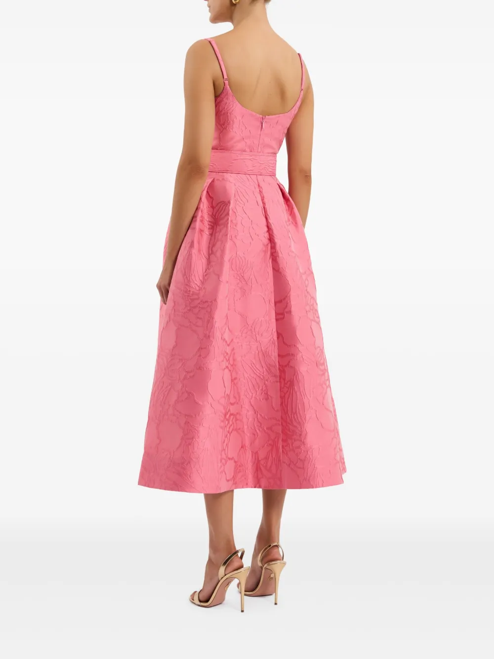 Rebecca Vallance Petra midi-jurk Roze