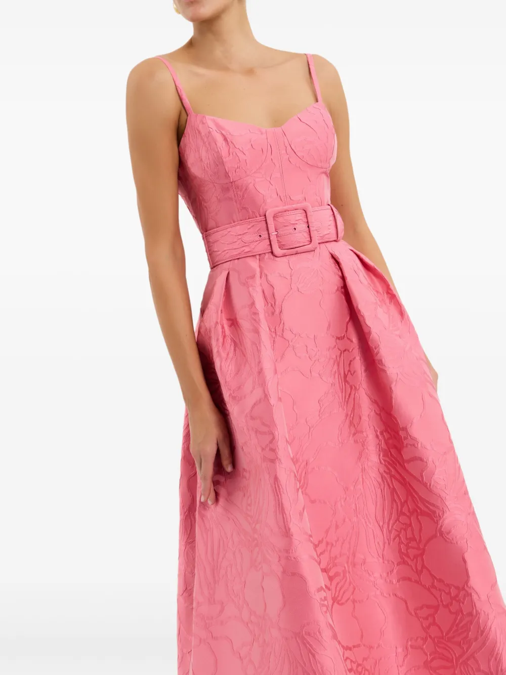 Rebecca Vallance Petra midi-jurk Roze