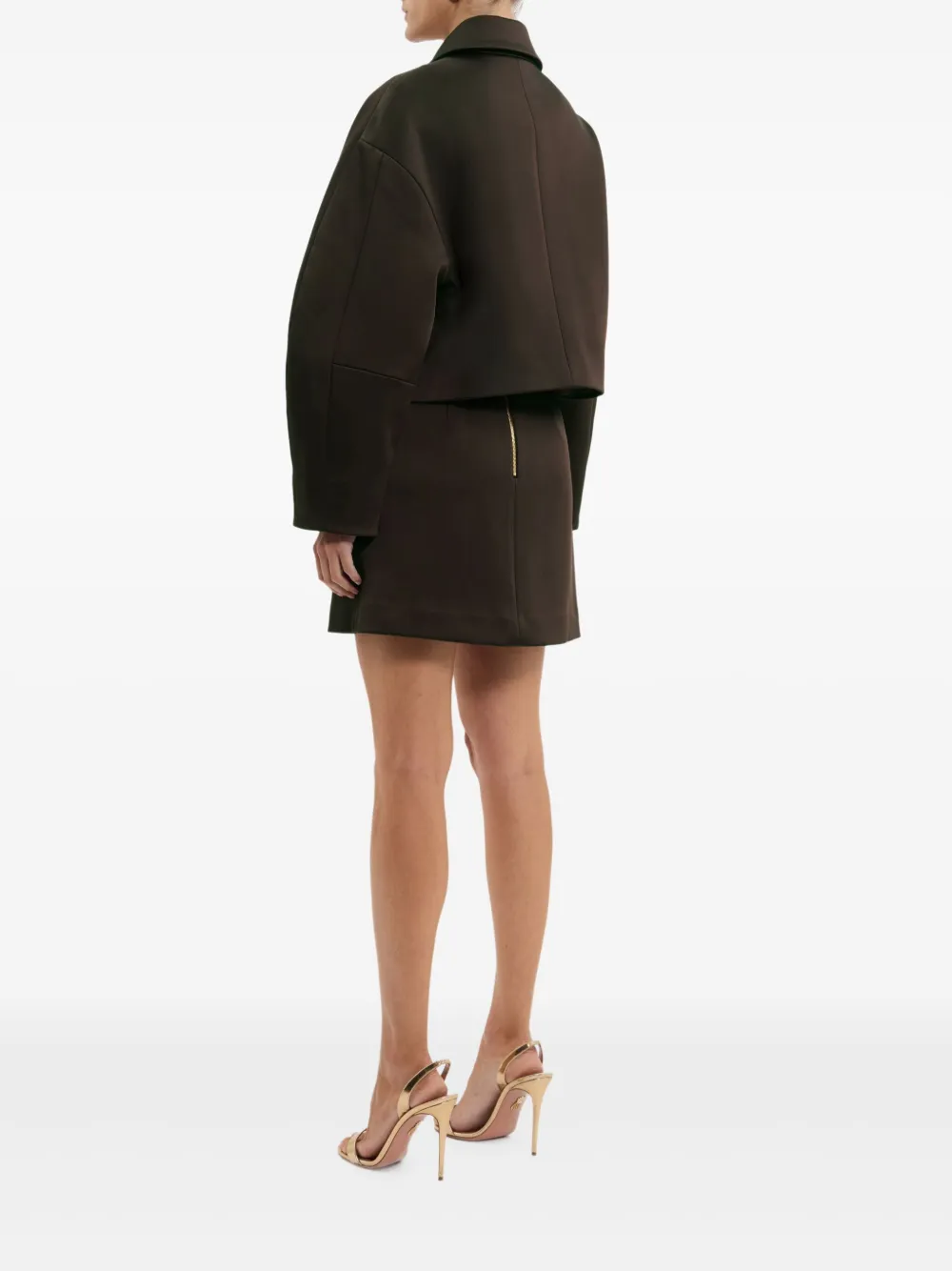 Rebecca Vallance Merlot mini-rok Bruin