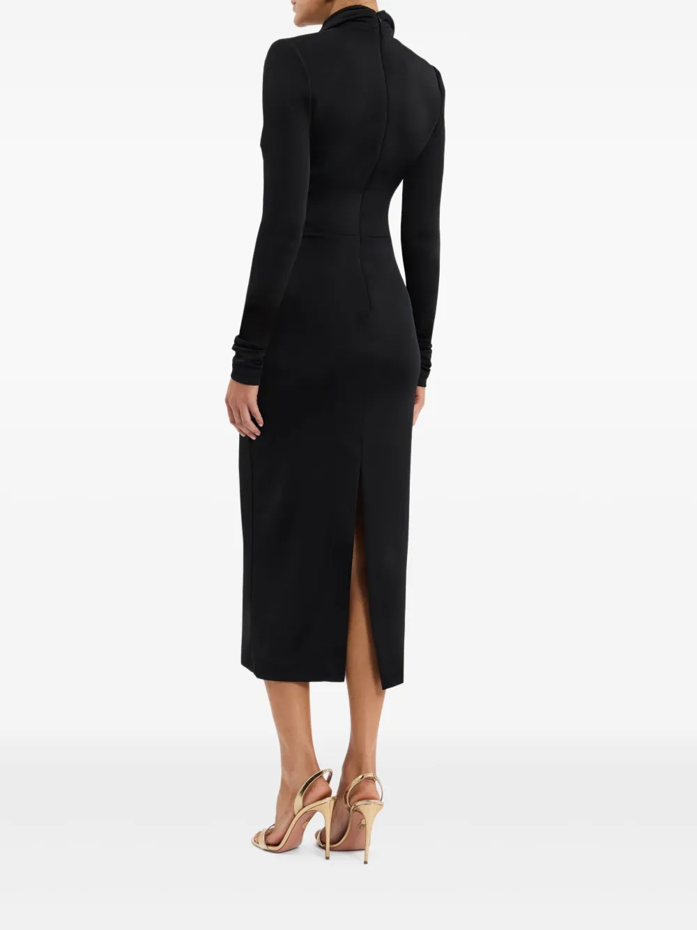 Rebecca Vallance Erin midi-jurk BLACK