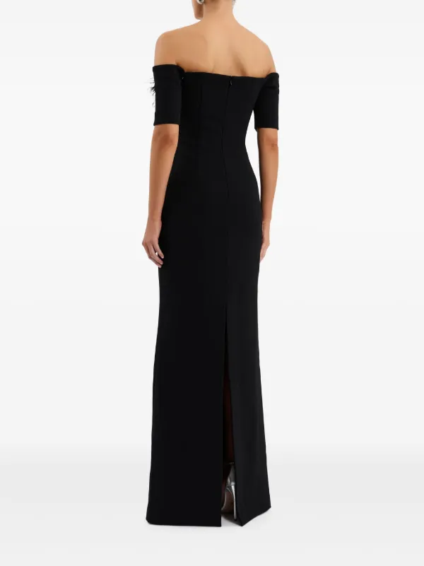 Rebecca Vallance Starlight Gown | Black | FARFETCH CA