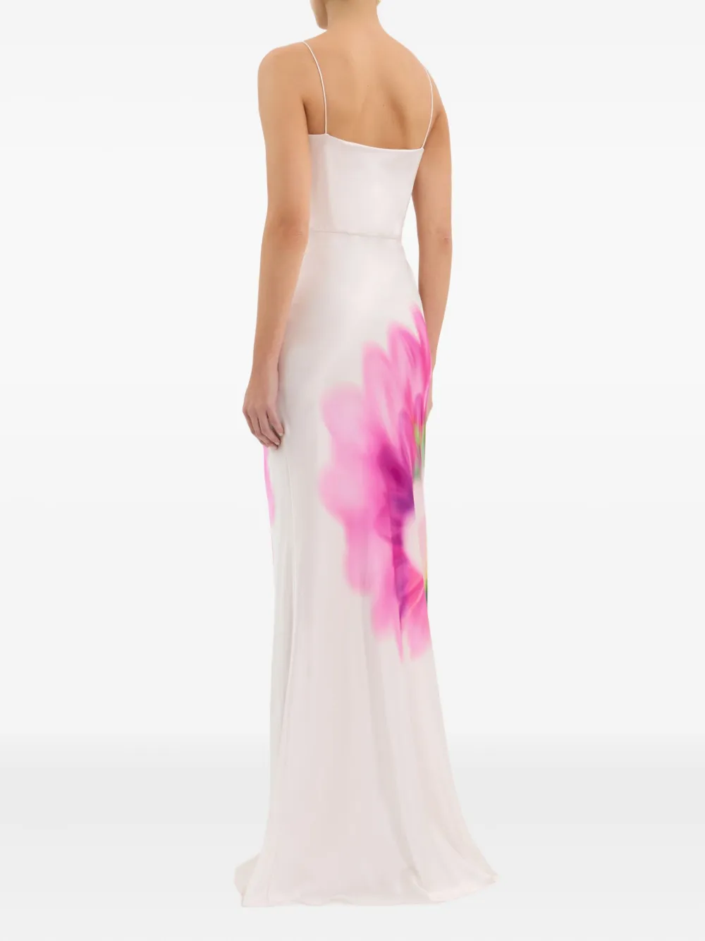 Rebecca Vallance Jurk met bloemenprint Beige