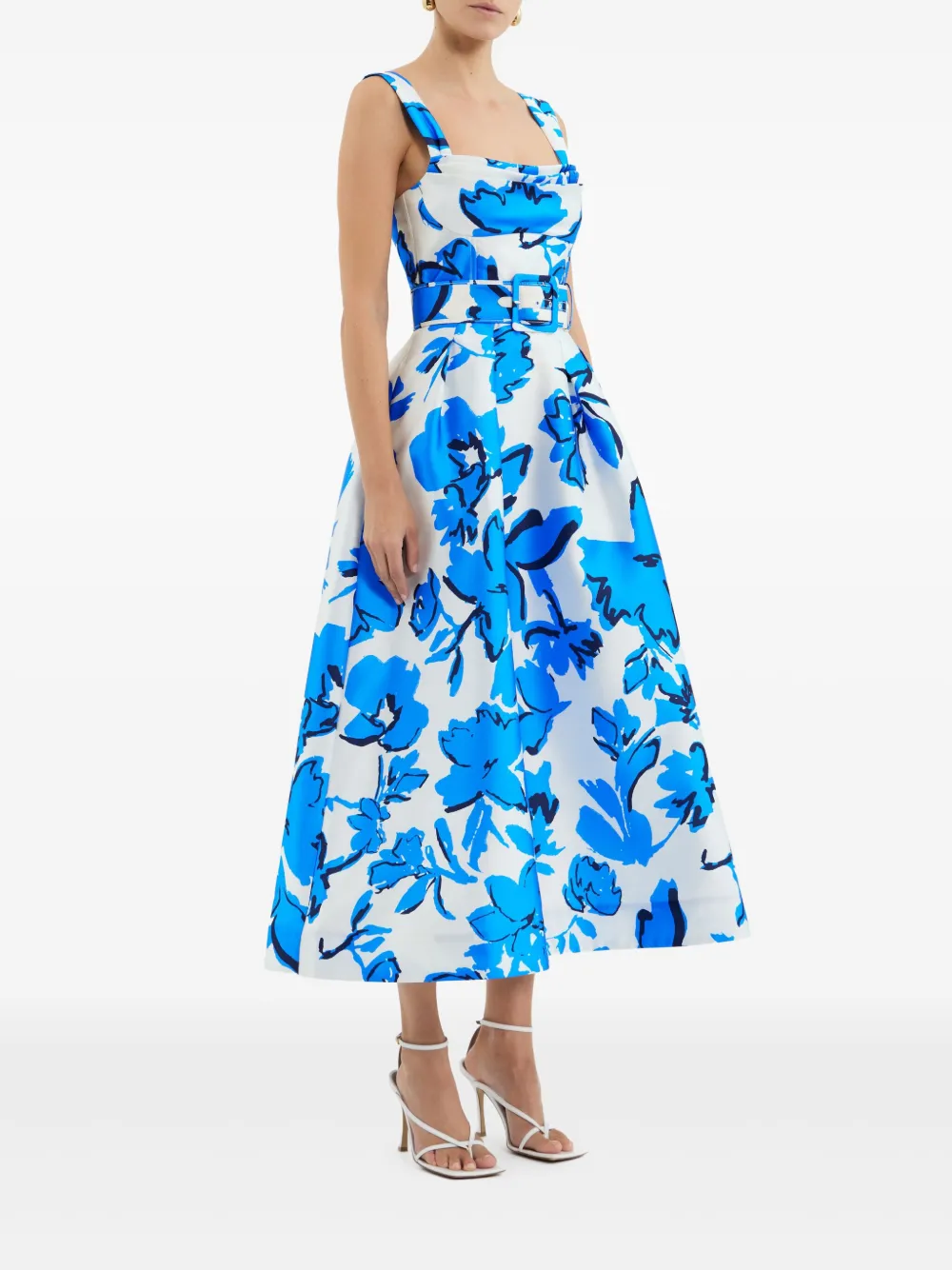 Rebecca Vallance Sapphira midi-jurk Blauw