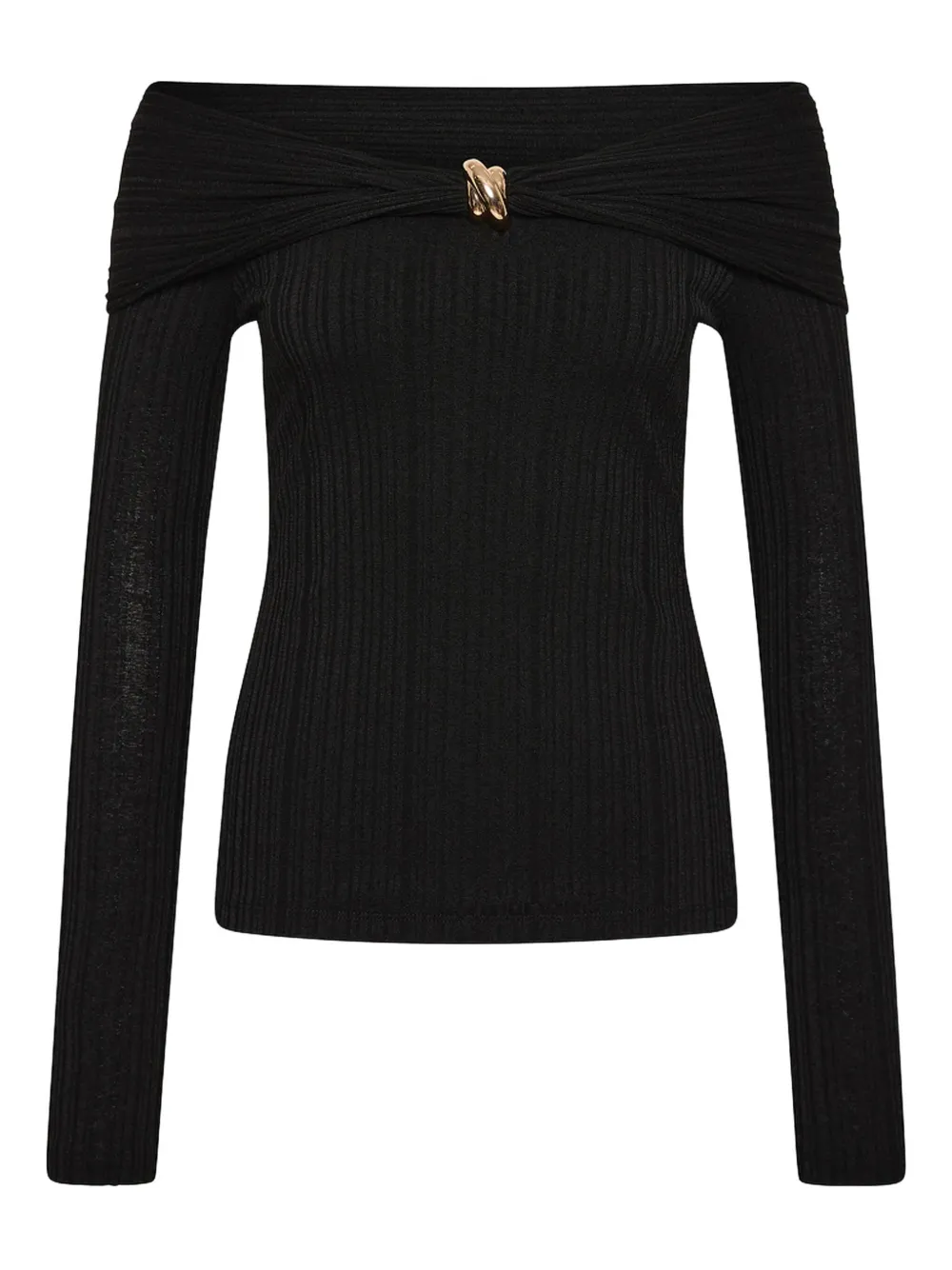 Rebecca Vallance top con hombros descubiertos | negro | Image 1