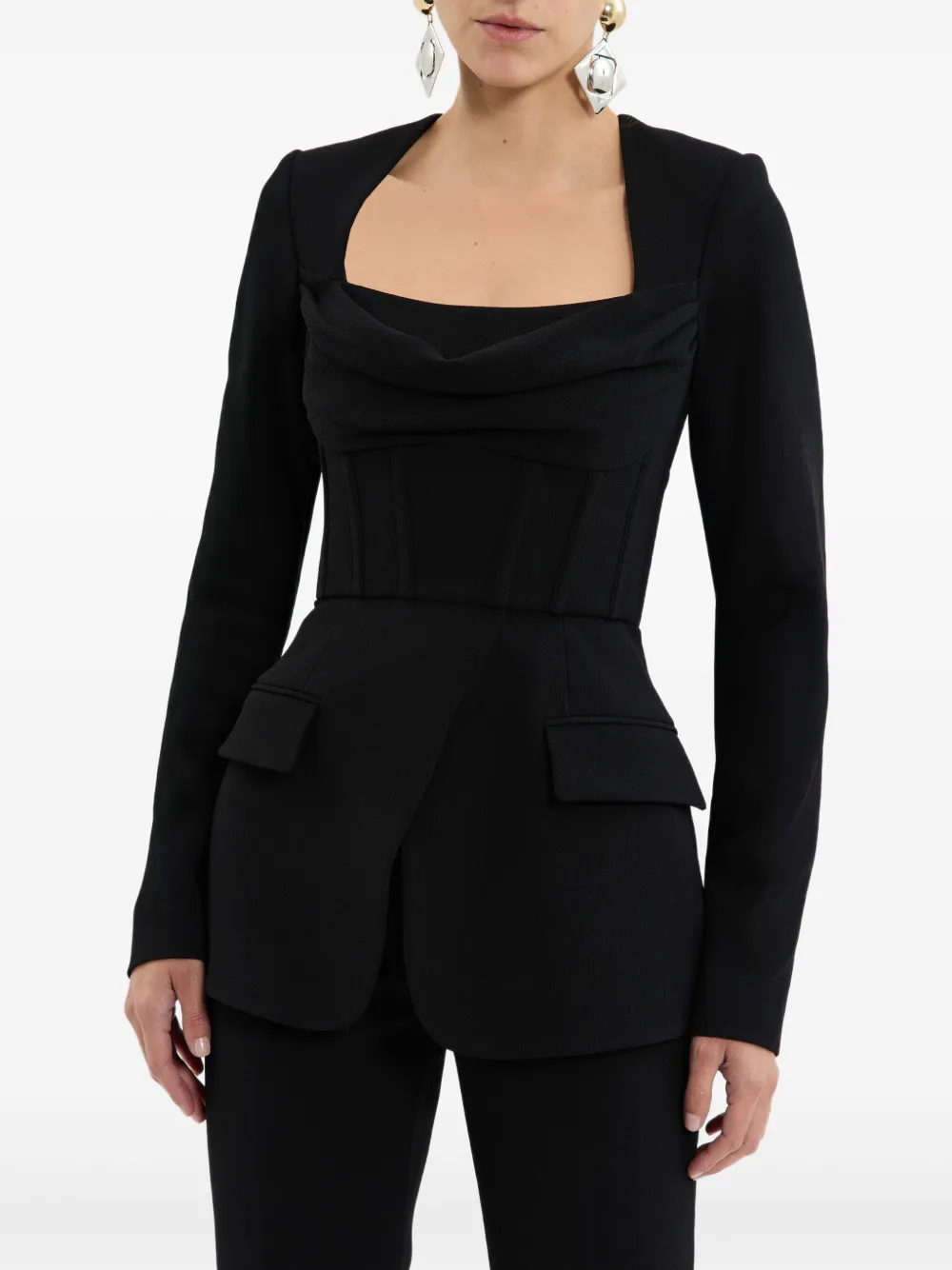 Rebecca Vallance Bethany top Zwart