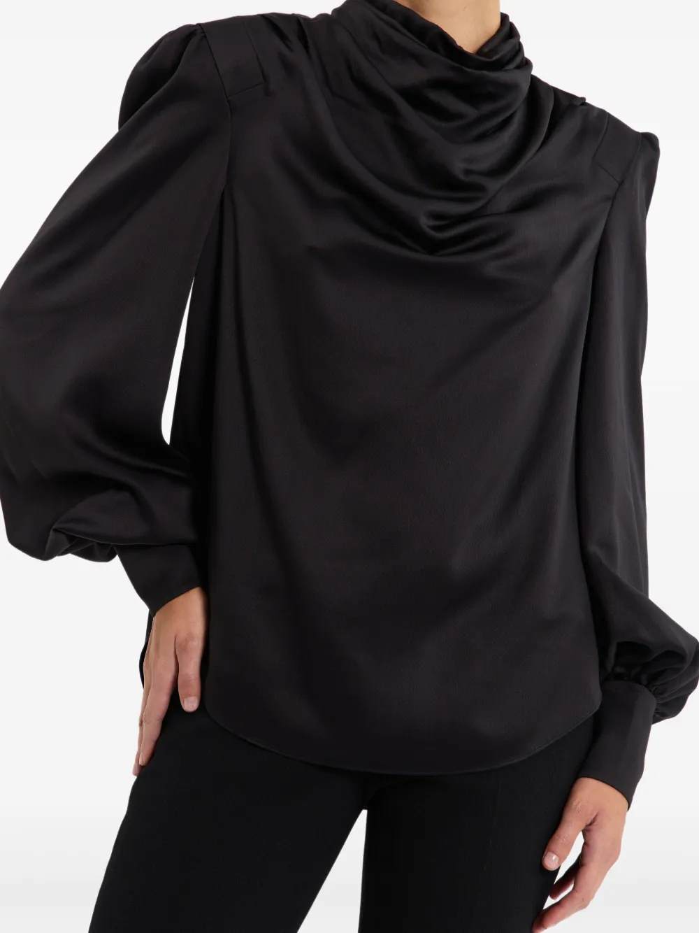 Rebecca Vallance Raven blouse Zwart
