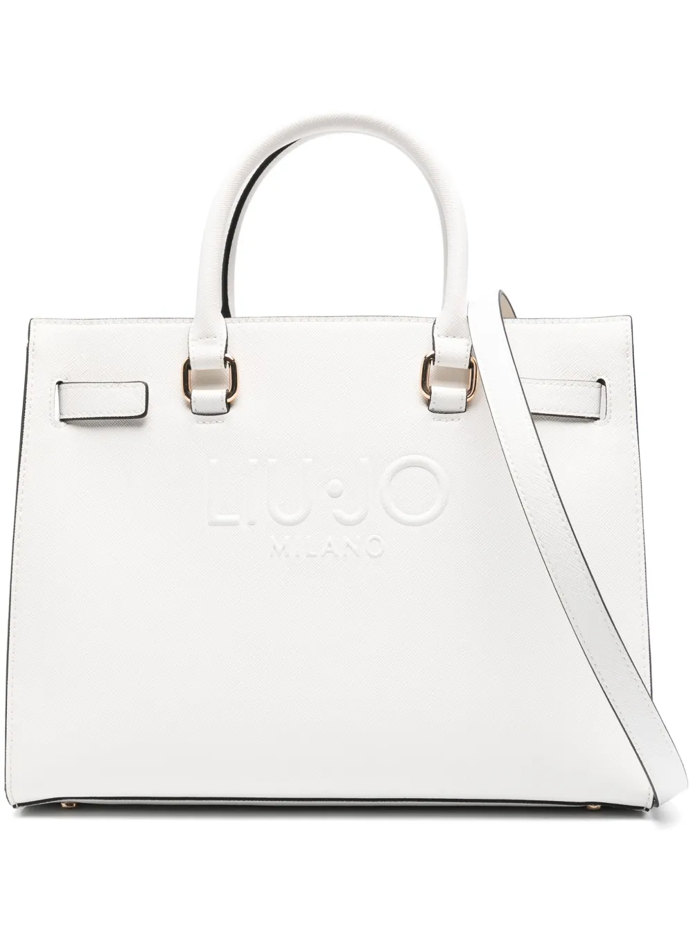 LIU JO tote con logo en relieve | blanco | Image 1