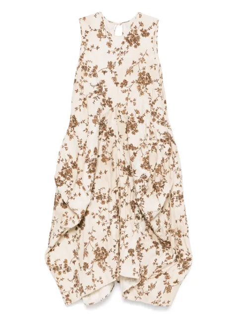 Uma Wang floral midi dress