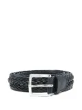 Orciani braided leather belt - Blue