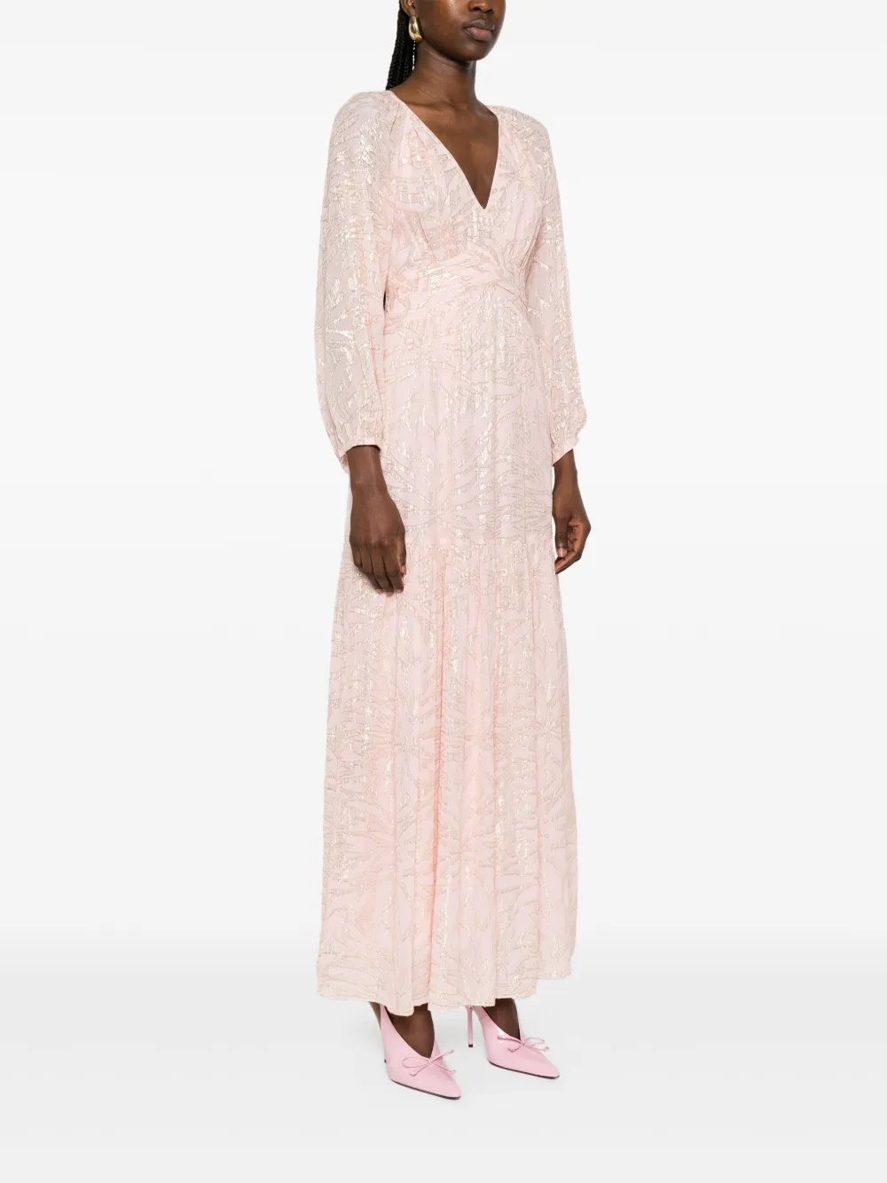 Ba&Sh Mila maxi-jurk Roze