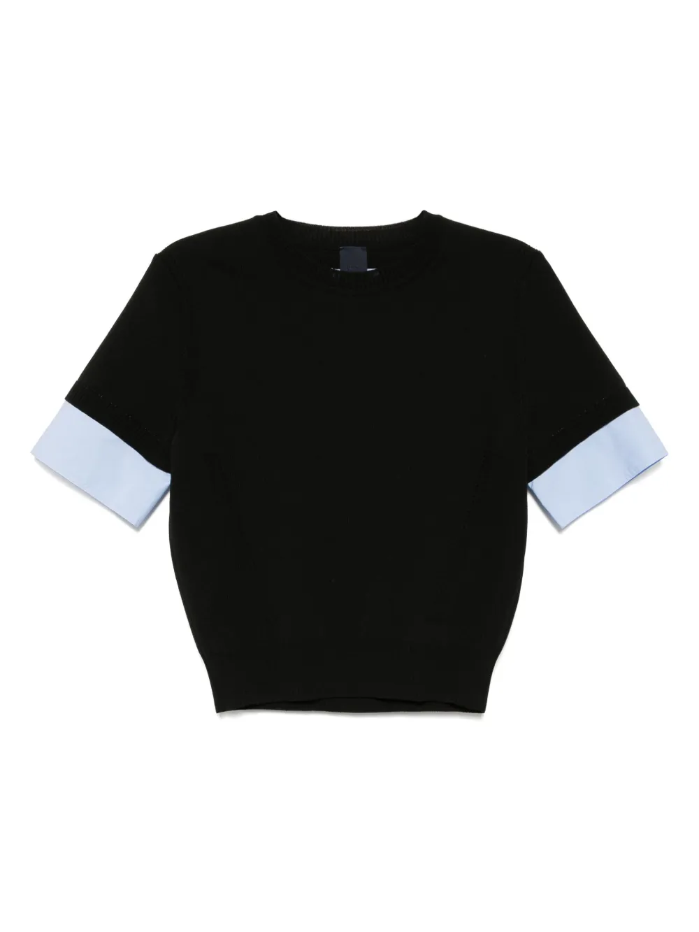 Juun.J T-shirt met korte mouwen en patch Zwart