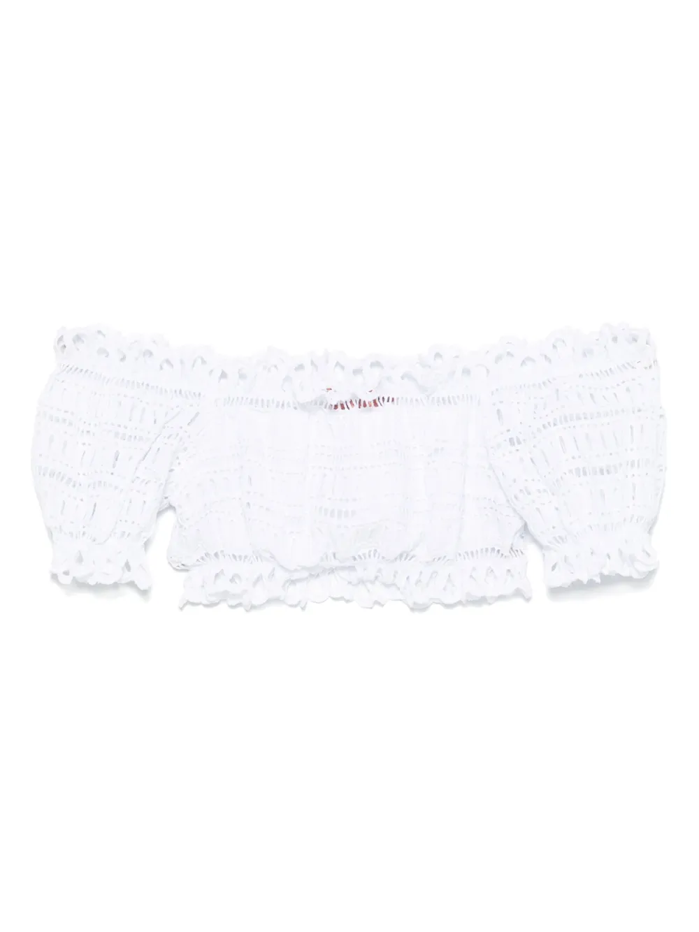 Ermanno Scervino top con hombros descubiertos | blanco | Image 1