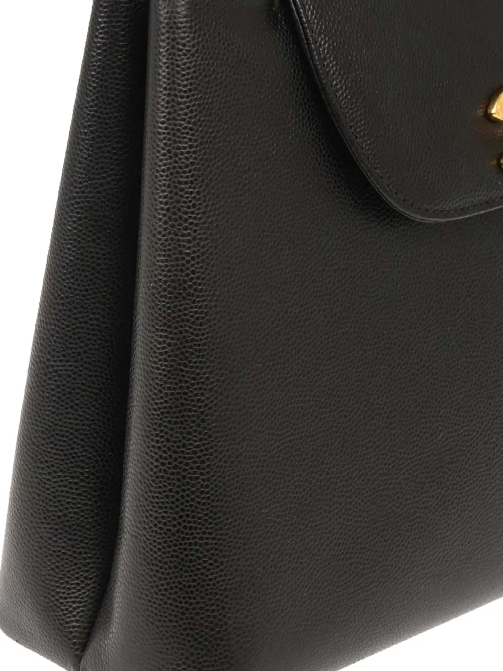 Pre-owned Chanel 1998 Cc Turn-lock Handbag In Black