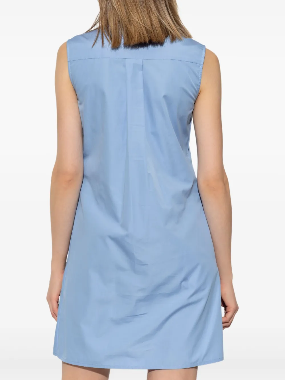 Versace Mouwloze jurk Blauw