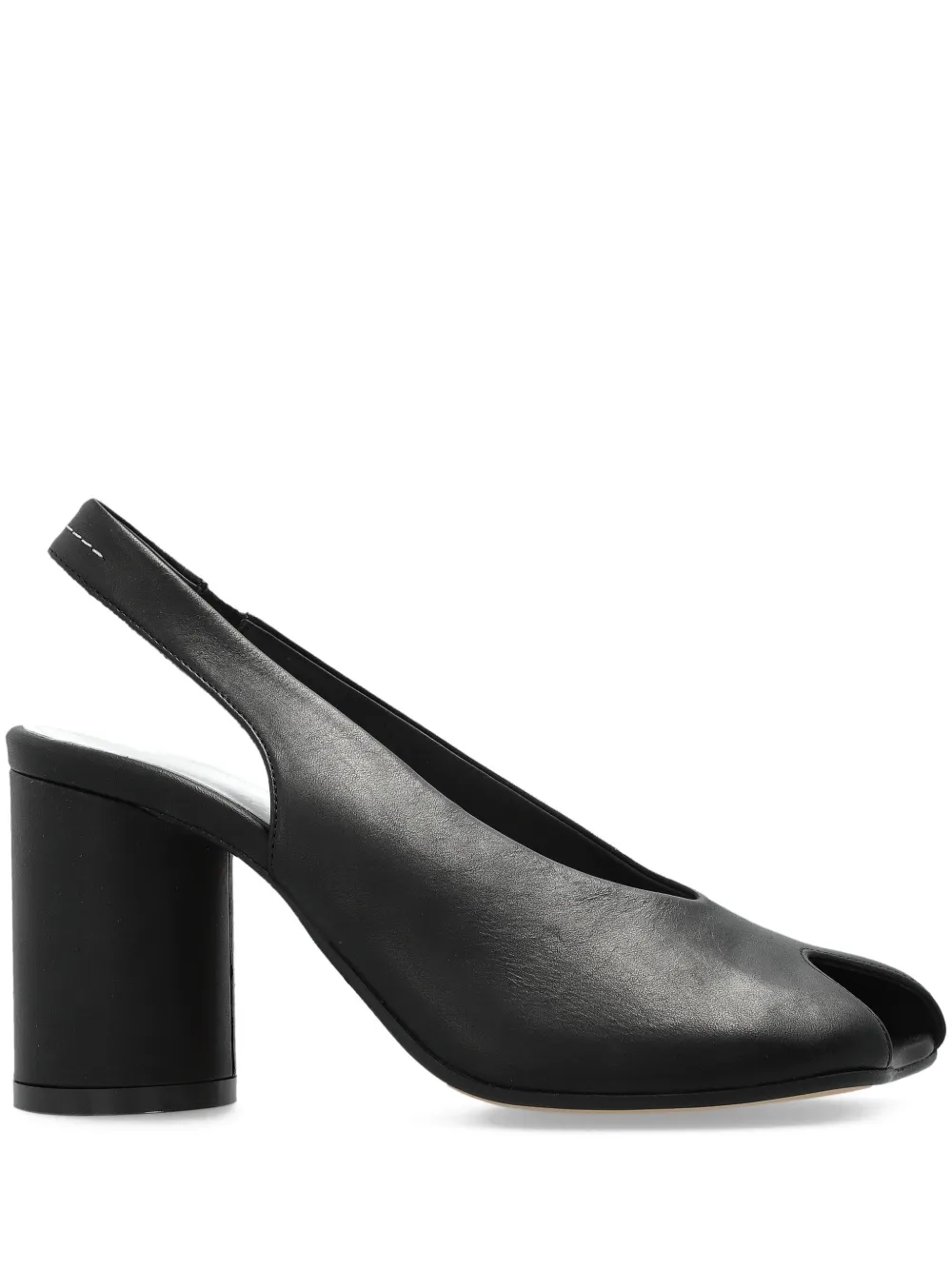 Shop Mm6 Maison Margiela 10mm Slingback Pumps In Black