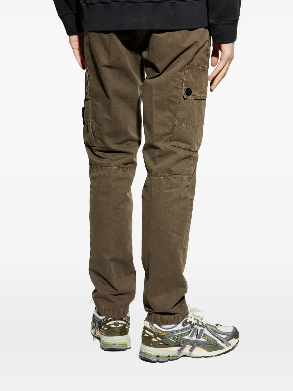 Stone Island Cargo broek met Compass-logopatch Groen