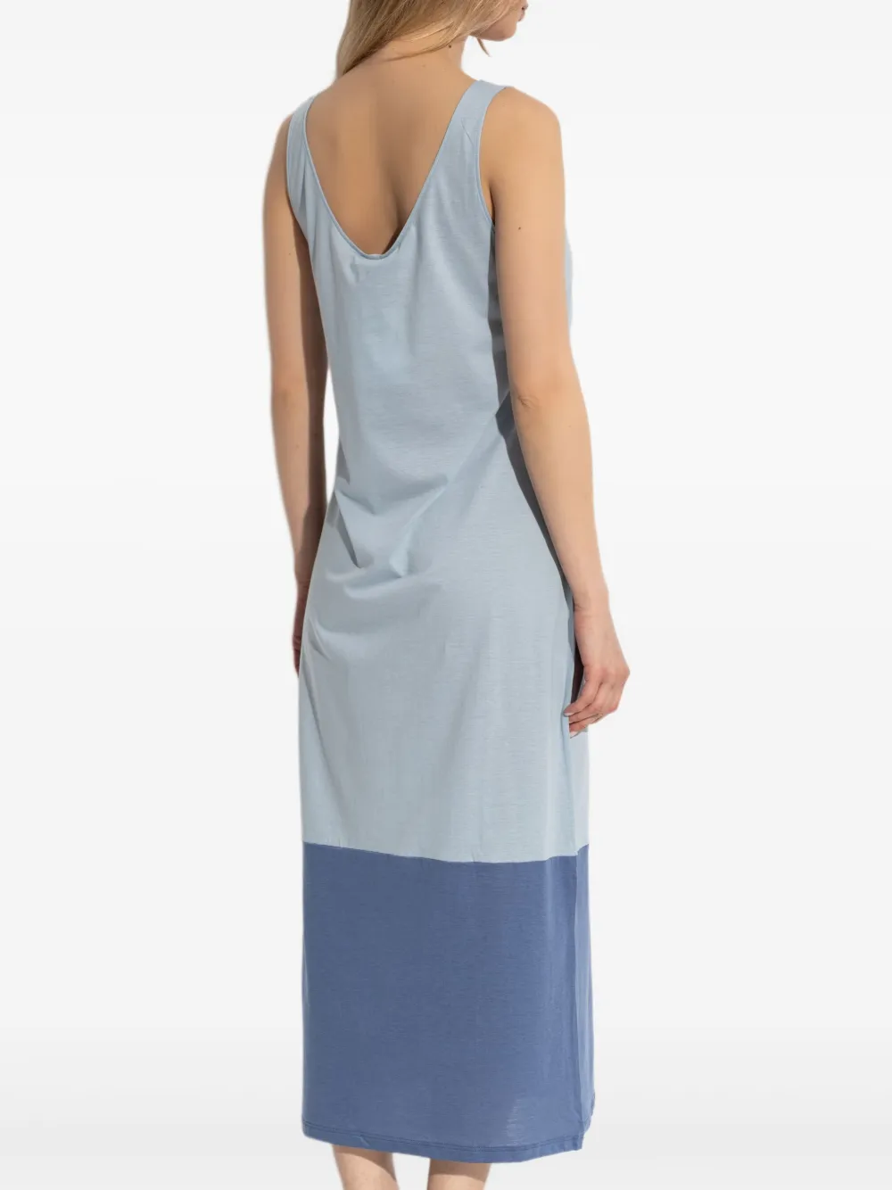 HANRO SLEEVELESS COLOUR-BLOCK NIGHTDRESS