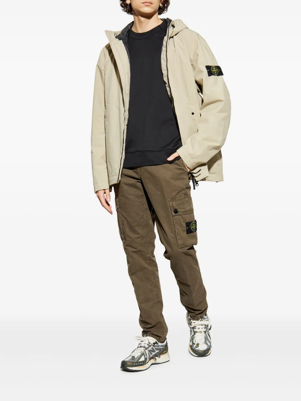 Stone Island Compass-motif jacket | Down Jackets | Image 2