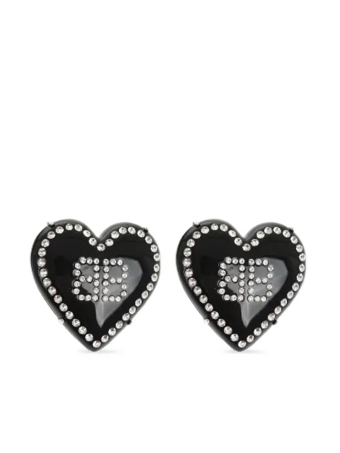 Balenciaga boucles d'oreilles à design de cœur