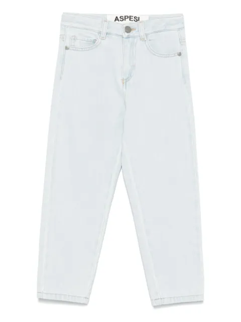 Aspesi Kids logo-tag jeans