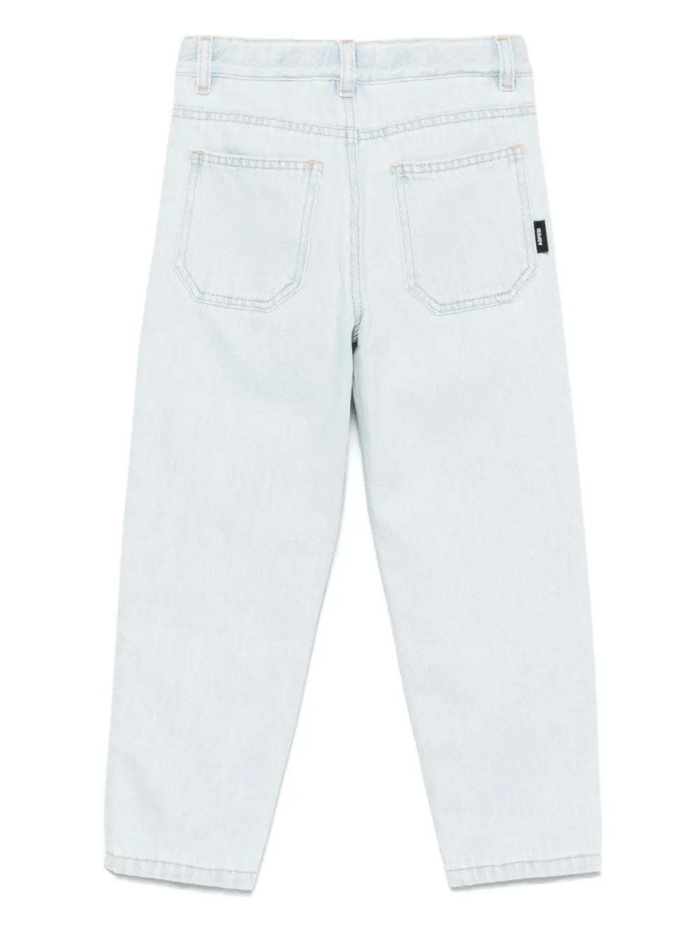Aspesi Kids logo-tag jeans | Teen Boy Clothing | Image 2