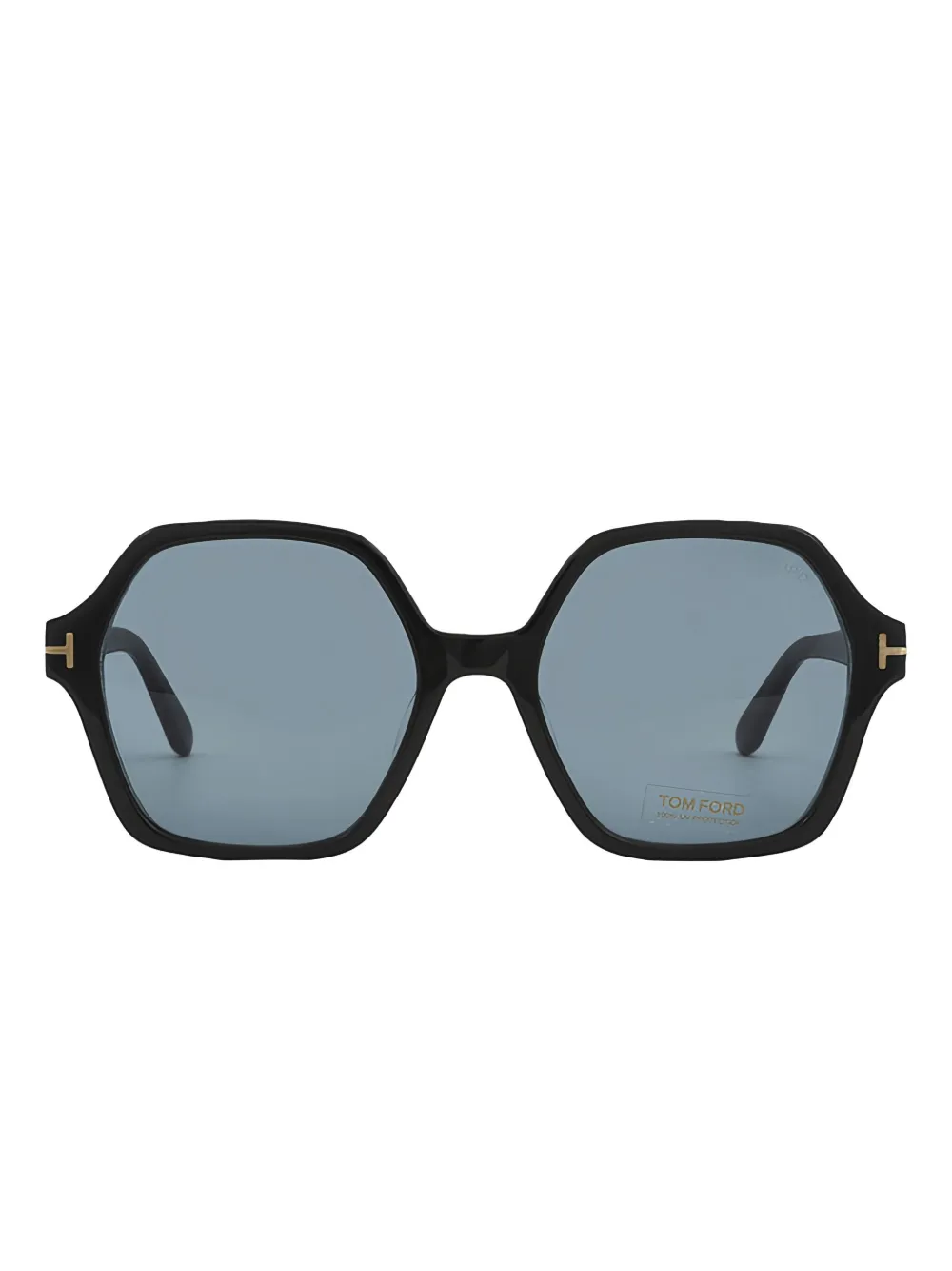 TOM FORD Zonnebril met oversized montuur Zwart