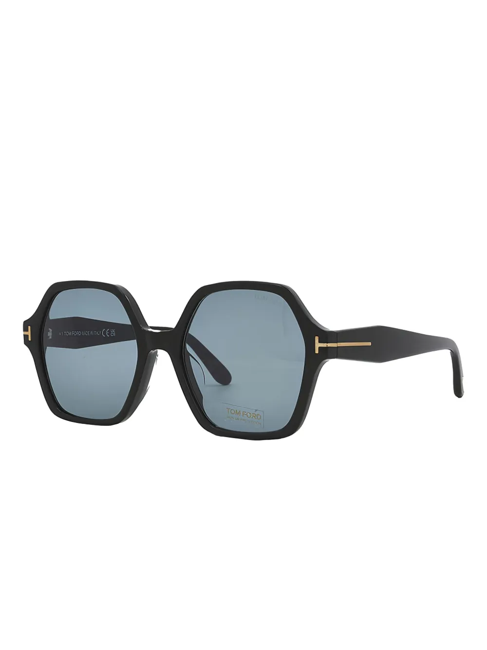 TOM FORD oversize-frame sunglasses - Zwart