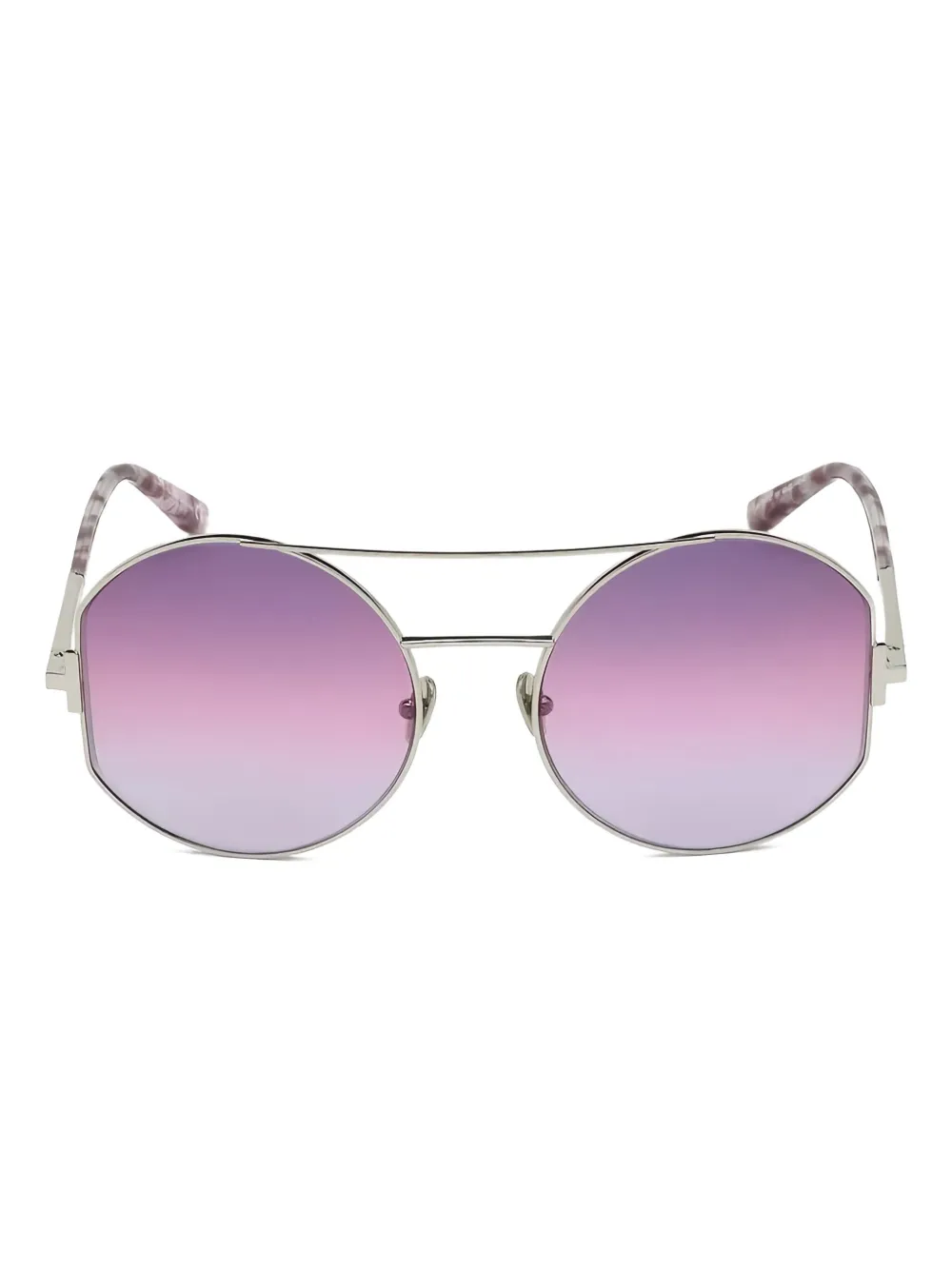 TOM FORD ジオメトリックフレーム サングラス - シルバートーン TOM FORD ジオメトリックフレーム サングラス - シルバートーン