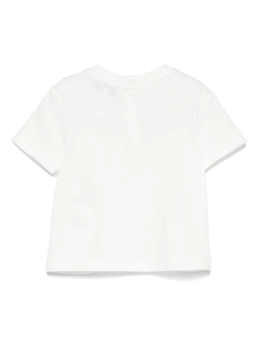 Emporio Armani Kids Katoenen T-shirt Wit