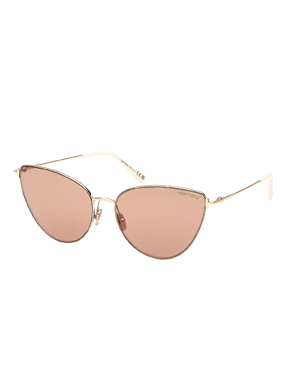 TOM FORD cat-eye frame sunglasses - Goud