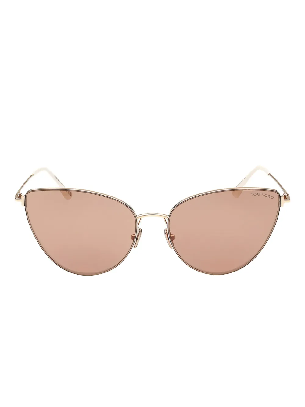 TOM FORD キャットアイ サングラス - ゴールドトーン TOM FORD キャットアイ サングラス - ゴールドトーン