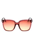 TOM FORD square-frame sunglasses - Red