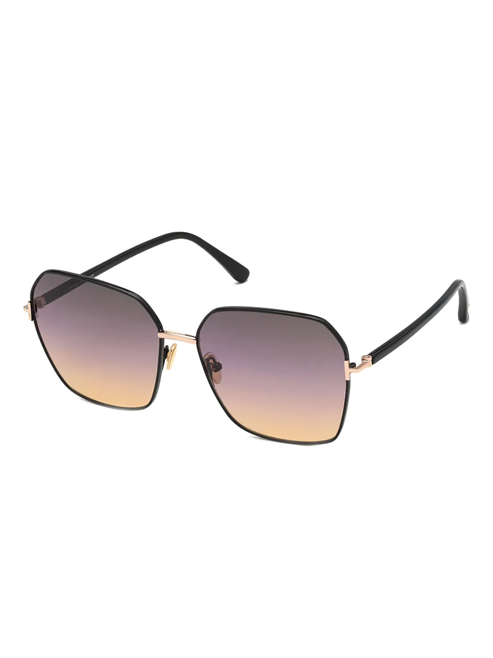 TOM FORD square-frame sunglasses - Zwart
