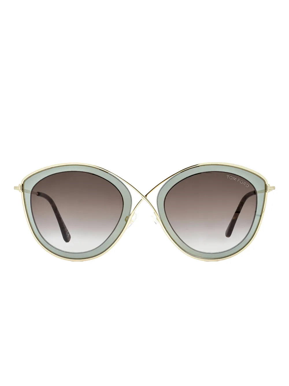 TOM FORD cat-eye frame sunglasses Groen
