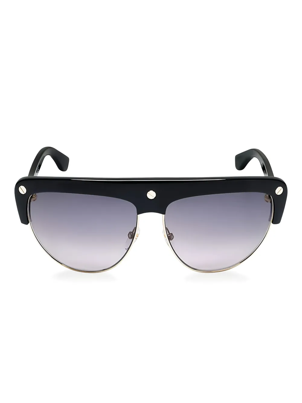 TOM FORD Eyewear Zonnebril met geometrisch montuur Zwart