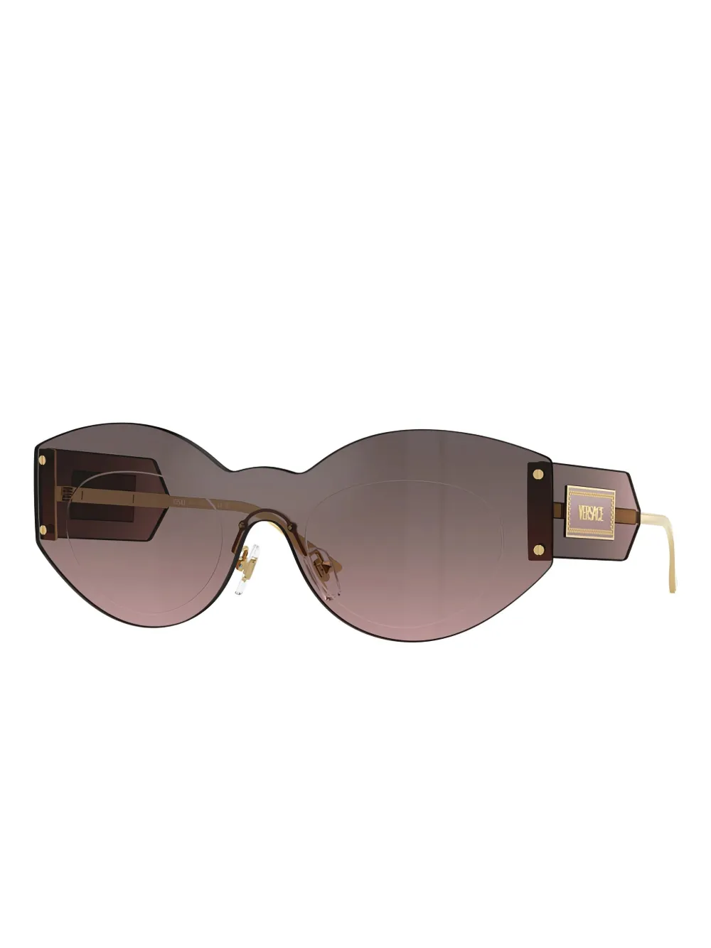 Versace Eyewear geometric-frame sunglasses - Bruin