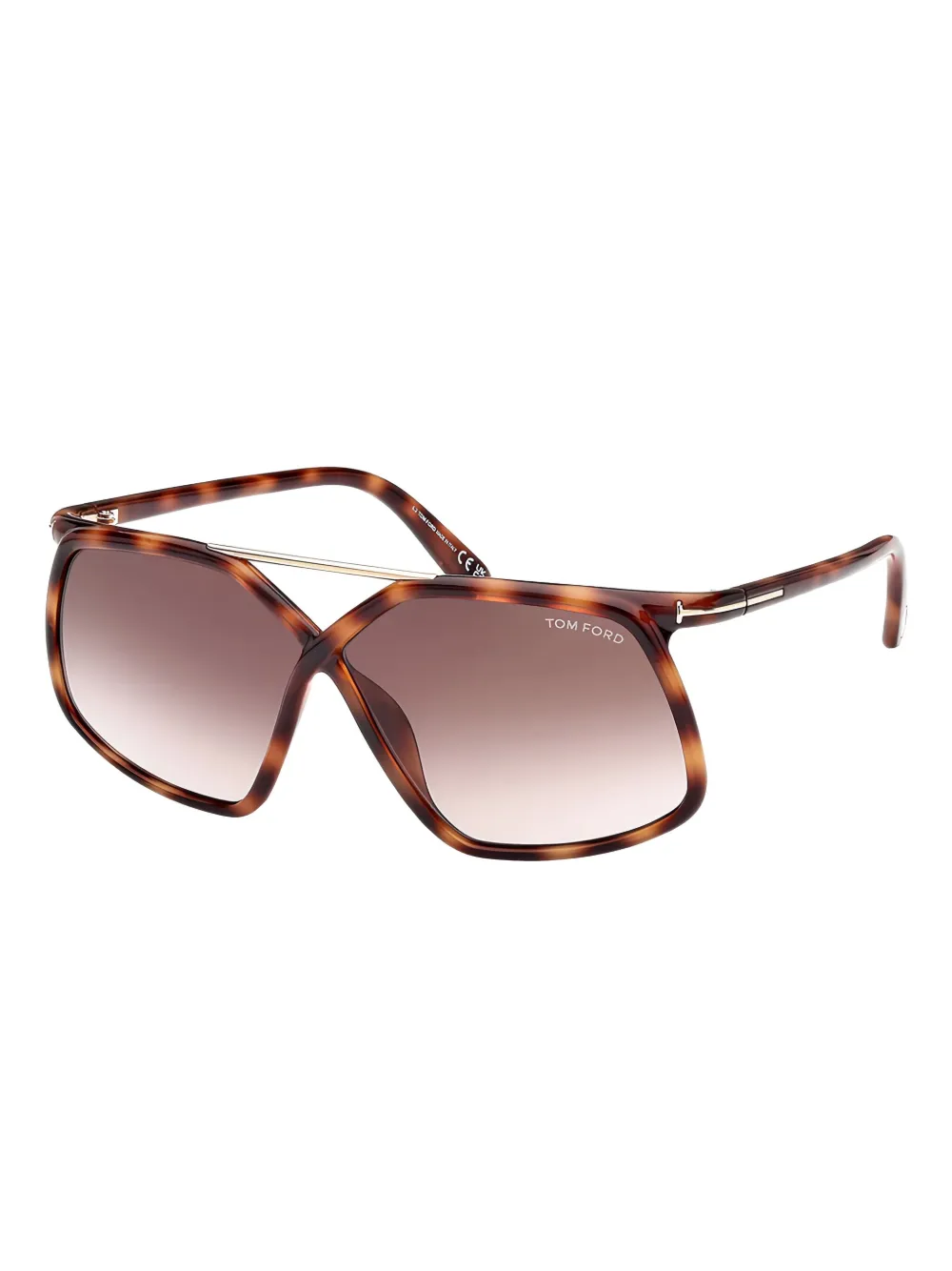 TOM FORD oversize-frame sunglasses - Bruin