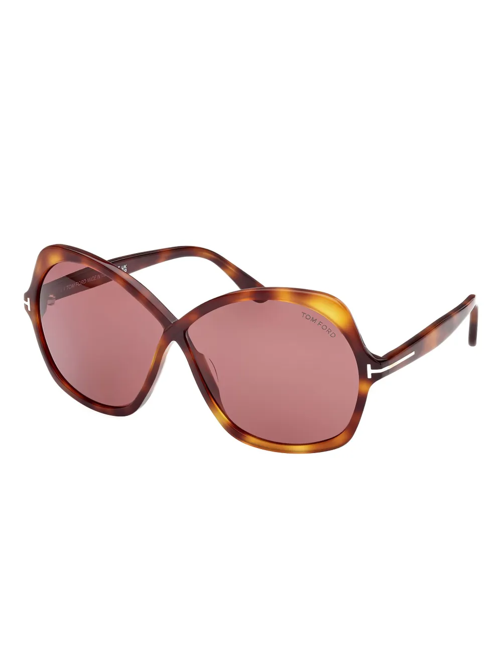 TOM FORD butterfly-frame sunglasses - Bruin