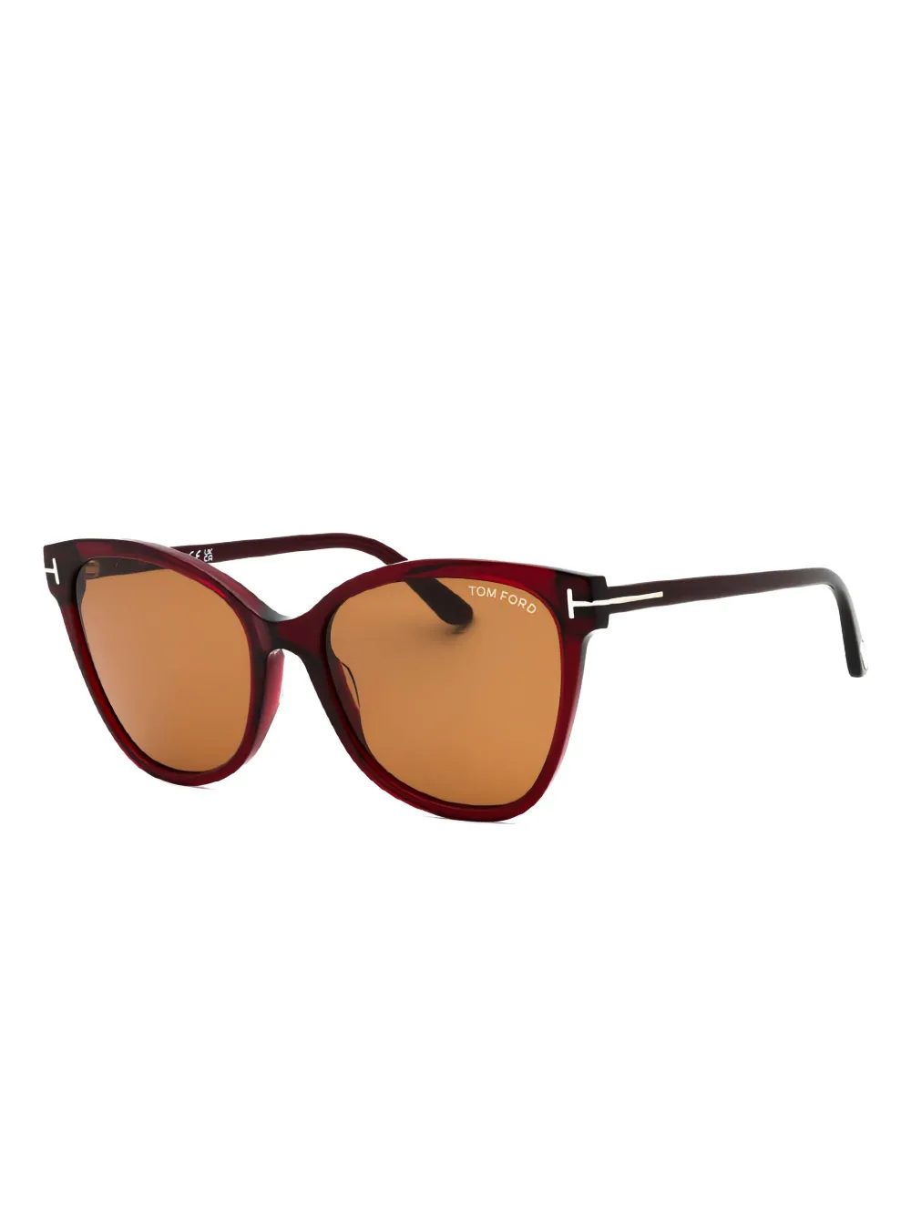 TOM FORD cat-eye frame sunglasses - Rood